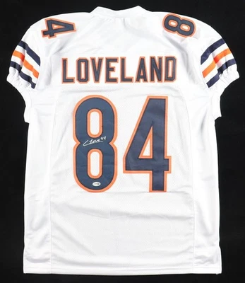 Colston Loveland Signed Chicago Bears Pro Cut Jersey (JSA) 2025 1st Round Pick - Image 1 of 4