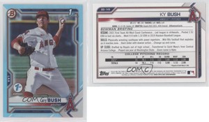 2021 Bowman Draft 1st Edition Sky Blue Foil Ky Bush #BD-149