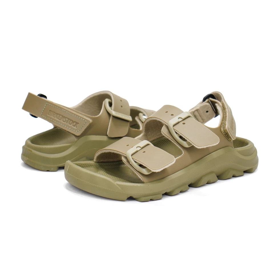 Little Kids Birkenstock Sandals Mogami Green Boys Adjustable Closure Sandals - Image 1 of 4