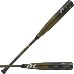 *2024* Rawlings Icon (-3) BBCOR Baseball Bat: RBB3I3 - 33" 30 oz - Picture 1 of 3