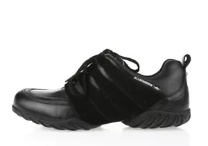 Womens ALLRounder by MEPHISTO Black Leather Lace Walking Sneakers Shoes Size 7 - Picture 1 of 6