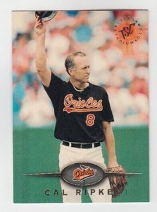 Cal Ripken 1995 TOPPS STADIUM CLUB CARD #1 BALTIMORE ORIOLES