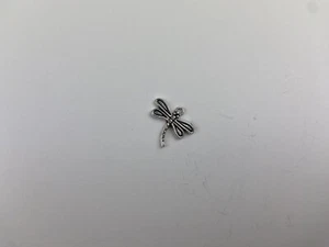 Dragonfly Charm Metal Jewelry Making Bracelet Charm 3D Gray - Picture 1 of 3