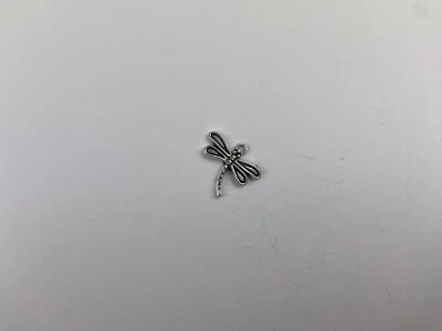 Dije libélula metal joyería fabricación pulsera dije 3D gris Foto 1 de 3