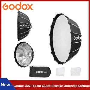 Godox S65T 65cm Quick Release Studio Flash LED Light Bowens Umbrella Softbox - Picture 1 of 9