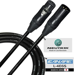 4Foot - Canare L-4E6S Wire Microphone Cable | Quad Balanced | Neutrik Gold - Picture 1 of 7