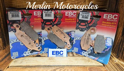 KAWASAKI VERSYS 650 2007 - 2014 SINTERED COMPLETE EBC BRAKE PADS SET - NEXT DAY — 第 1/4 张图片