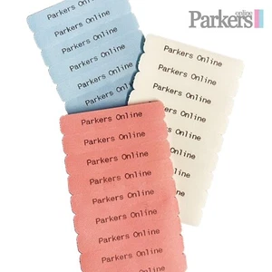 HARD WEARING IRON ON NAME TAPES TAGS LABELS SCHOOL NURSING HOME ARMY (NW14) - Picture 1 of 1