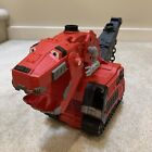 Dinotrux Ty-Rux 13" Long Toy Action Figure Red T-Rex Wrecking Ball Sound No Remo