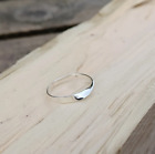 925 Sterling Silver Tiny Band Ring Handmade Designer Ring