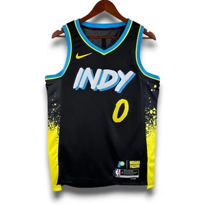 Indiana Pacers Swingman Jersey City Edition - Tyrese Haliburton #0 - Photo 1/5