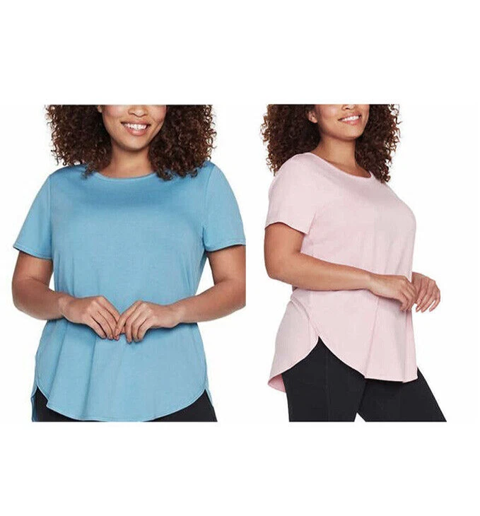 Camiseta túnica para mujer Skechers Go Walk tela de felpa manga corta Foto 1 de 1