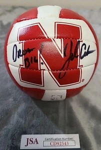 John Cook Signed Mini Volleyball JSA Certified Dream Big Insc! Rare!!! Nebraska - Picture 1 of 16