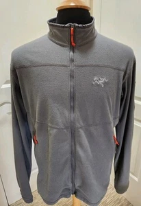 Arc’teryx Delta Polartec Waffle Fleece Full-Zip Jacket Gray - Men’s Size L - Picture 1 of 10