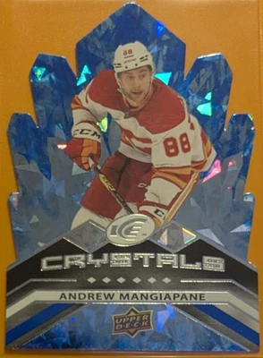 2021-22 Upper Deck Ice #IC-4 Andrew Mangiapane Ice Crystals - Image 1 of 2