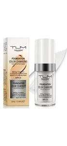 TLM Color Changing Liquid Foundation, Warm Skin Primer Nude Makeup-1oz - Picture 1 of 12