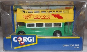 CORGI 91765 1:64 OPEN TOP BUS HAPPY DRAGON CROSVILLE WALES - Picture 1 of 2