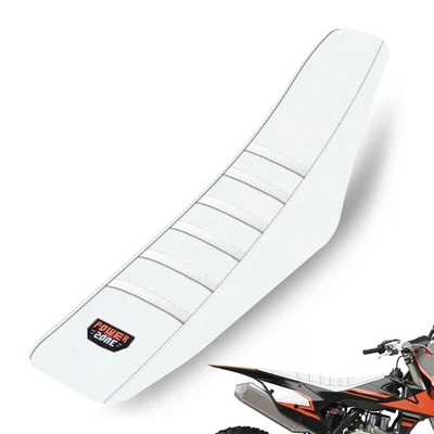 Cubierta de asiento de moto acanalada universal MCHMFG - Cubierta de asiento suave con agarre para mo... Foto 1 de 4