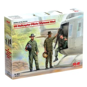ICM 32114 Kit Modelo Plástico 1:32 US Helicóptero Pilotos (Guerra de Vietnam) Kits Modelo - Imagen 1 de 24