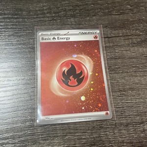 Pokemon TCG Scarlet & Violet 151 Fire Energy SVE 002 Holo