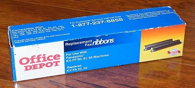Office Depot Replacement Fax Ribbons (KX-FA53 55) For Use With Panasonic Machine - Image 1 of 2