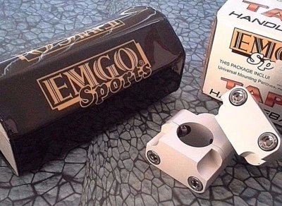 New 1-1/8” Fatbar Riser Tapered Handlebar Clamp Kit 35mm MX CR/CRF 85-450 KX SX - Image 1 of 2