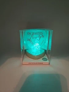 Figura de cristal iluminado de Disney. Campana Princesa "Belleza Encantada" Nueva en Caja - Imagen 1 de 6