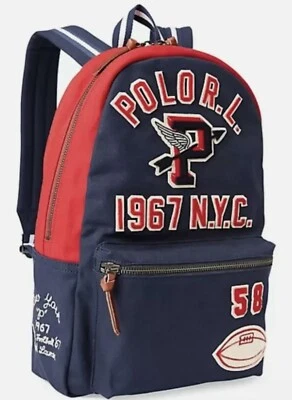 Polo Ralph Lauren P-Wing 1967 NYC Backpack Navy  - Image 1 of 2