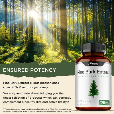 Kiefernrindenextrakt - Entzündungshemmend, Augen-, Gelenk- Und Gehirngesundheit - Bild 1 von 4