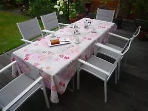 Tablecloth Provence 130x150 CM Cream Rosenmotive from France Easy-Care - Picture 1 of 6