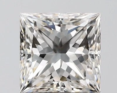 Lab Grown 1.08 Ct PRINCESS Cut IGI Certified CVD Diamond H Color VS1 Clarity - Image 1 of 4
