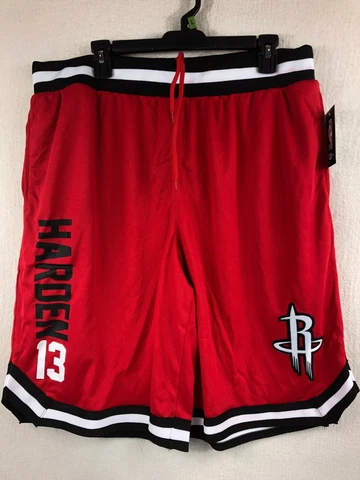 NWT Houston Rockets James Harden NBA Athletic Basketball Shorts Various Sizes! Cover