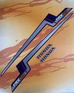 1985 Honda TRX125 Side Decals TRX 125 Stickers - Picture 1 of 2