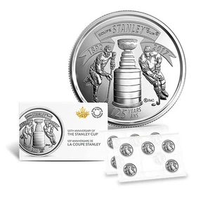 2017 Canada 125th Anniversary of Stanley Cup 10-pack Quarter 25c Coin 10 pack - Bild 1 von 5