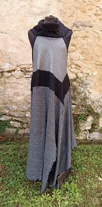 NEW One|Off Handmade Avant-Garde Winter dress French Tweed & Wool | One Size - Picture 1 of 10