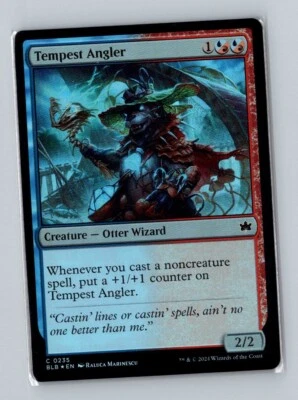 1x MTG - FOIL Tempest Angler (0235) - Bloomburrow - BLB - NM - Image 1 of 2
