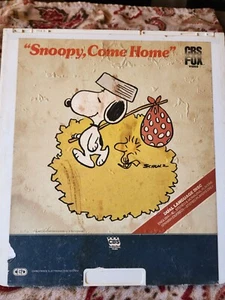 1972 Vintage Snoopy Come Home CED CBS FOX - Picture 1 of 2