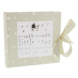 Bambino Baby Photo Album Holds 80 6" x 4" Prints - Twinkle Twinkle - Picture 1 of 6