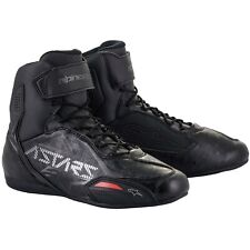 Alpinestars Faster-3 Size 8 Motorcycle Shoes Summer Athletic Black Gunmetal