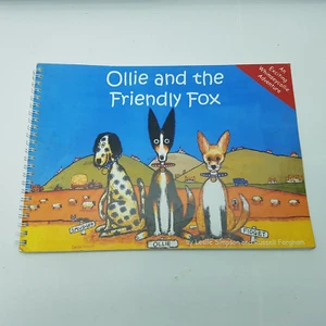 Ollie and the Friendly Fox Spiral Book Limited Edition Leslie Simpson Russell Fo - Imagen 1 de 10