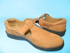 NUEVOS DR SCHOLLS Mujer Talla 6 Cuero Marrón Velcro Mocasín Informal Zapatos Cómodos - Imagen 1 de 7