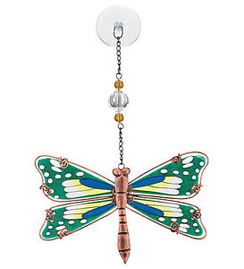 Dragonfly Sun Catcher Regal Art Stained Glass 