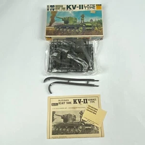 Fujimi Model Kit KV II Russian Heavy Tank Late Type 76072 1:76 Open Box - Picture 1 of 13