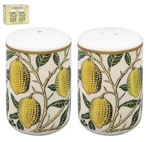 William Morris Fruits Salt & Pepper Shakers | Leonardo Ceramic Kitchen Set - Picture 1 of 3