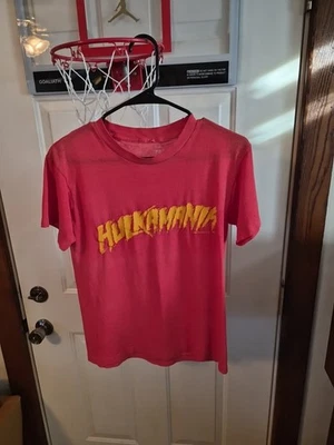 Camiseta De Colección Hulk Hogan Hulkamania ¿MEDIANA? Lucha libre 1985 WWF WWE Foto 1 de 4