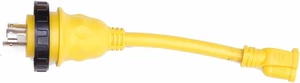 Marine & RV Kabel 125V 30Amp Stecker x 15Amp Buchse Marine Land Netzkabel Zopf - Bild 1 von 12