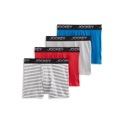 Jockey Boys' Cotton Blend Boxer Brief - 4 Pack - Image 1 of 2