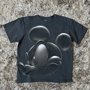 Disney Store Exclusive Mickey Mouse T Shirt Mens L Black Evil Shadow Graphic - Picture 1 of 13