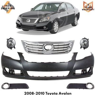 Front Bumper Cover Fascia & Grille Assembly Kit For 2008-2010 Toyota Avalon Foto 1 de 4