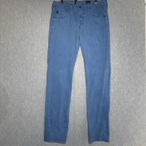 AG Adriano Pantalone Orafo Uomo 34 Blu Chiaro Tellis Moderno Slim Chino 34x34 - Foto 1 di 8